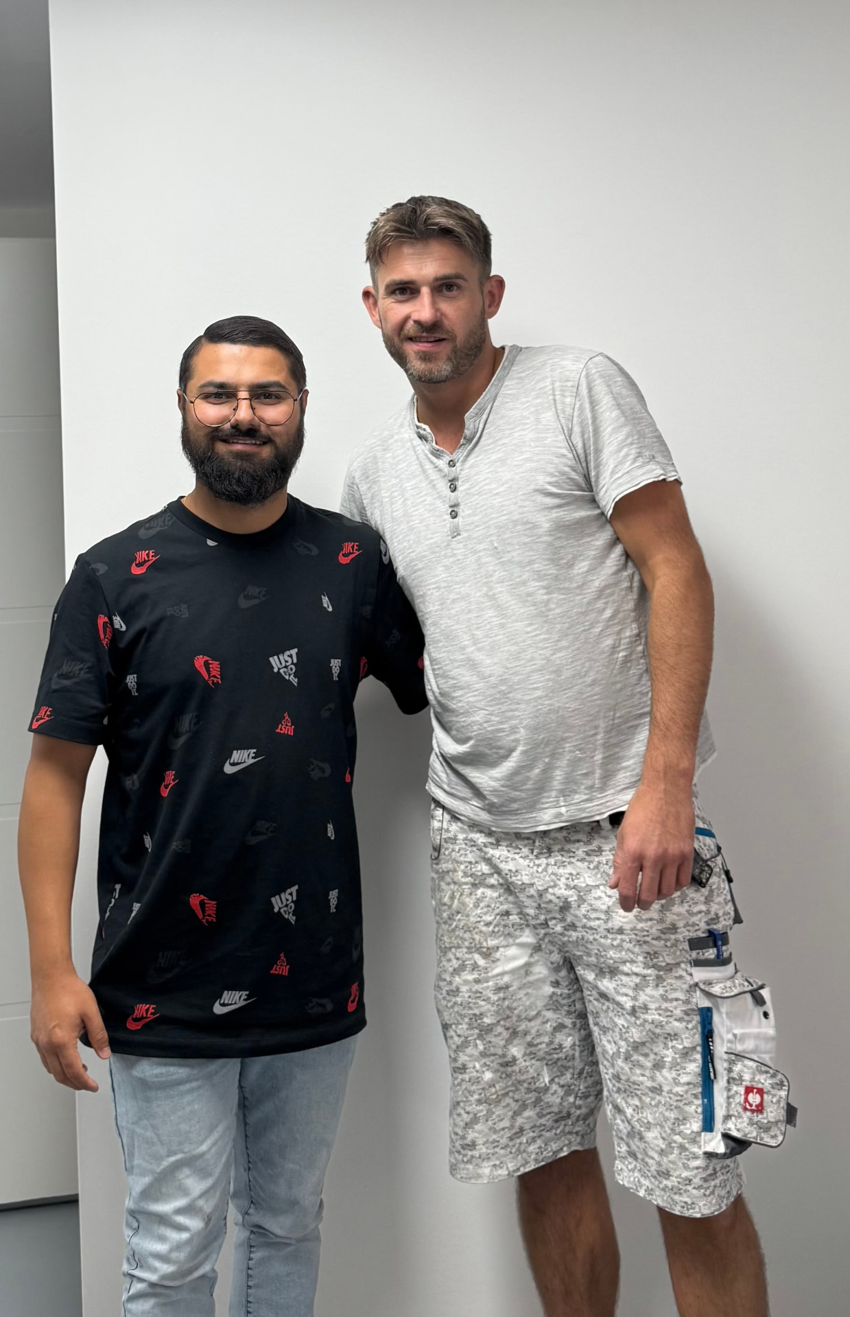 Malermeister Stephan Mittelstädt aus Hilden gemeinsam mit Domenico Bilotti